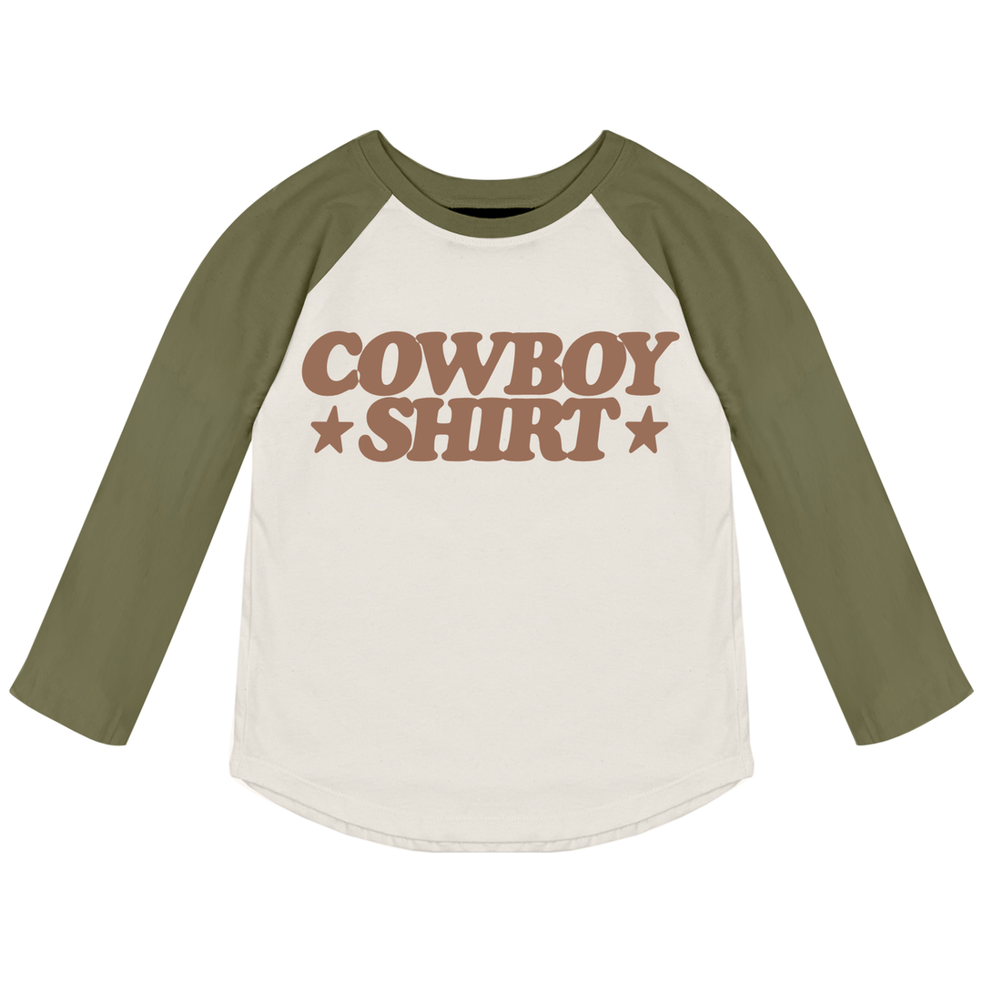 Cowboy Shirt Raglan Tee