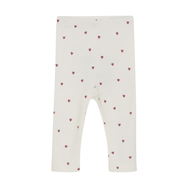 Rib Leggings - Hearts