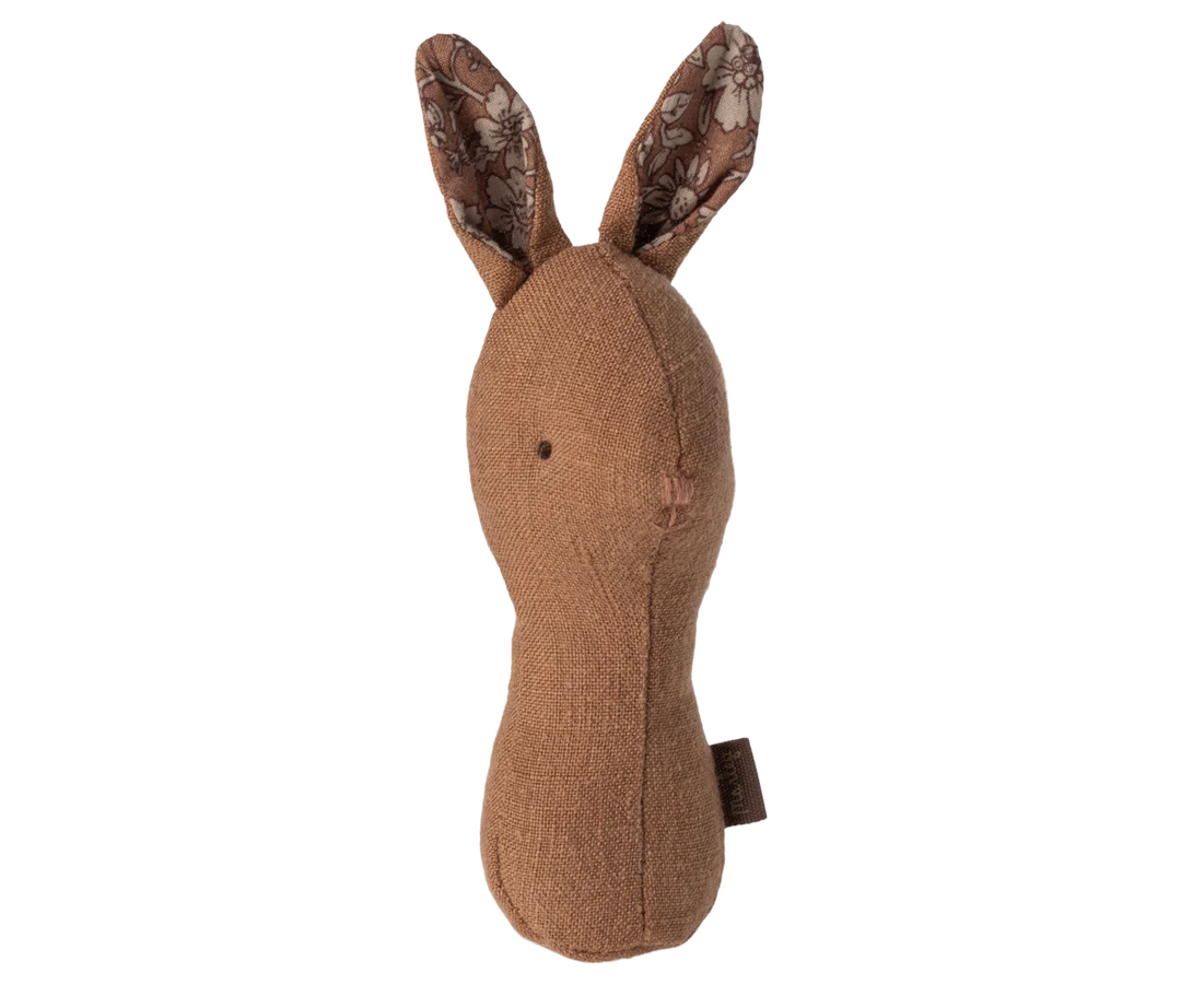 Lullaby Friends, Bunny Rattle - Chocolate
