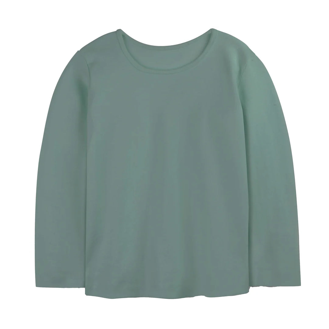 Long Sleeve Ribbed Tee - Willow