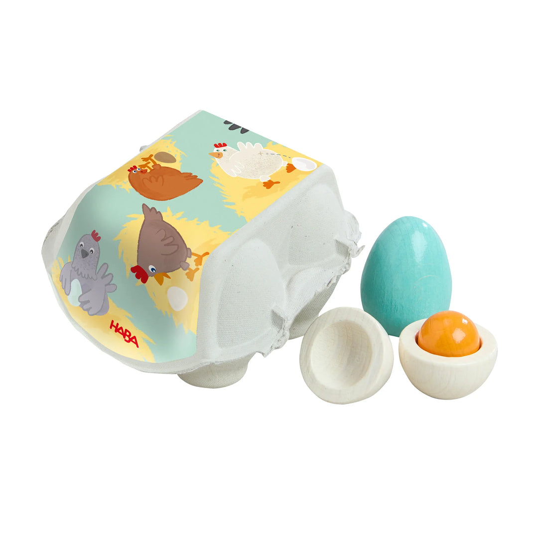 Creative Play – Wooden Eggs Play Food Set