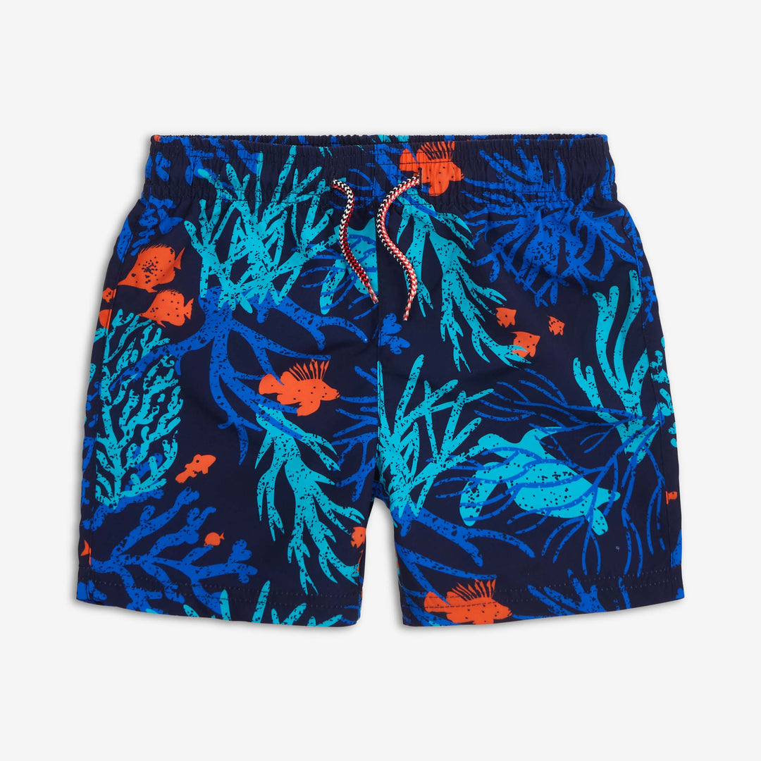 Mid Length Swim Trunks - Coral Reef