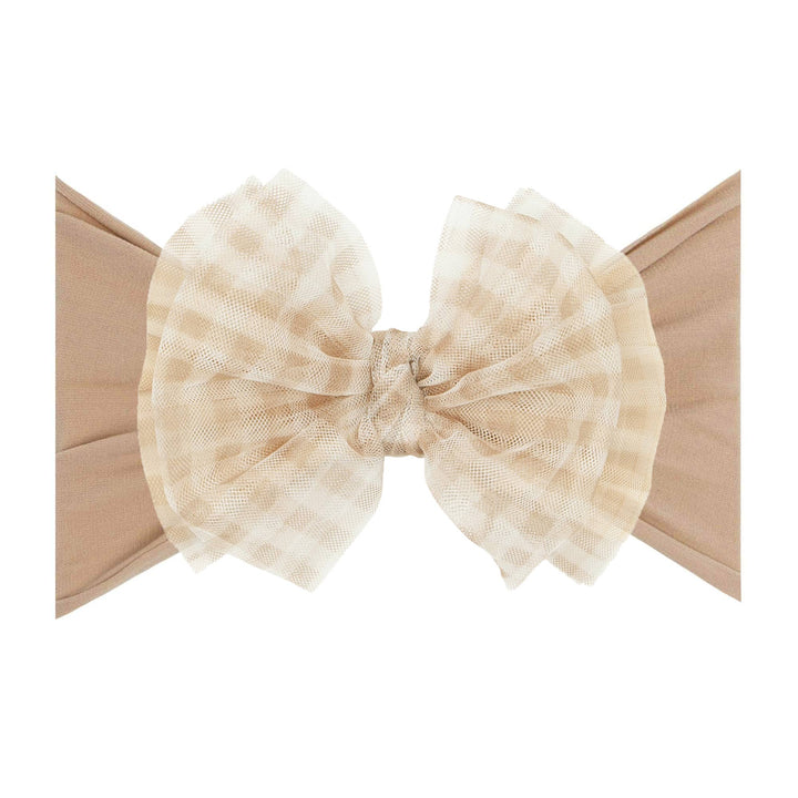 Tulle Fab - Soft Nylon Headband with Tulle Bow