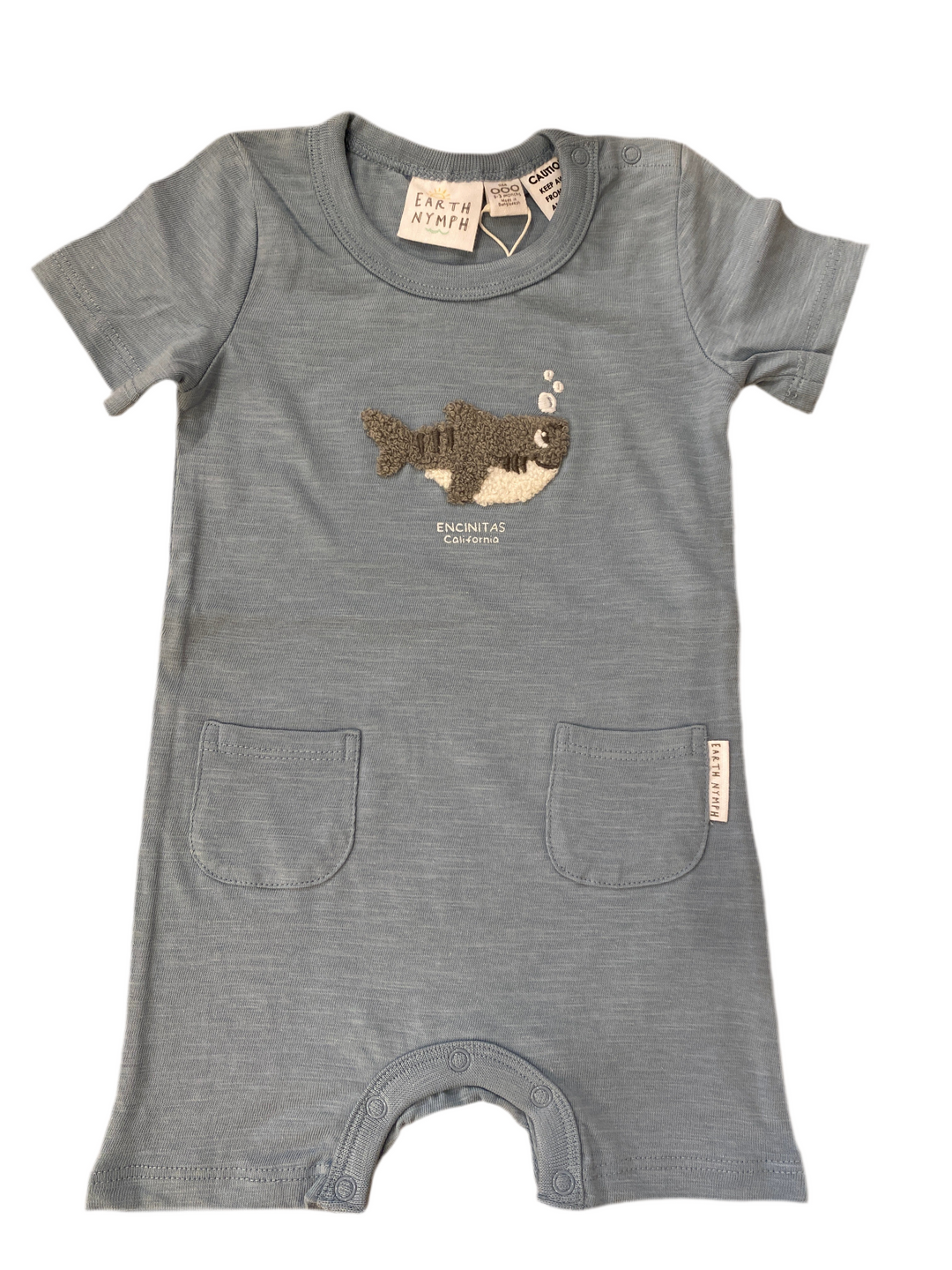 Baby Boys Shark Playsuit