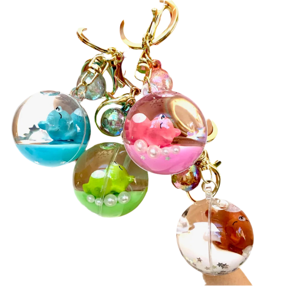 Sleeping Animal Ball Charm
