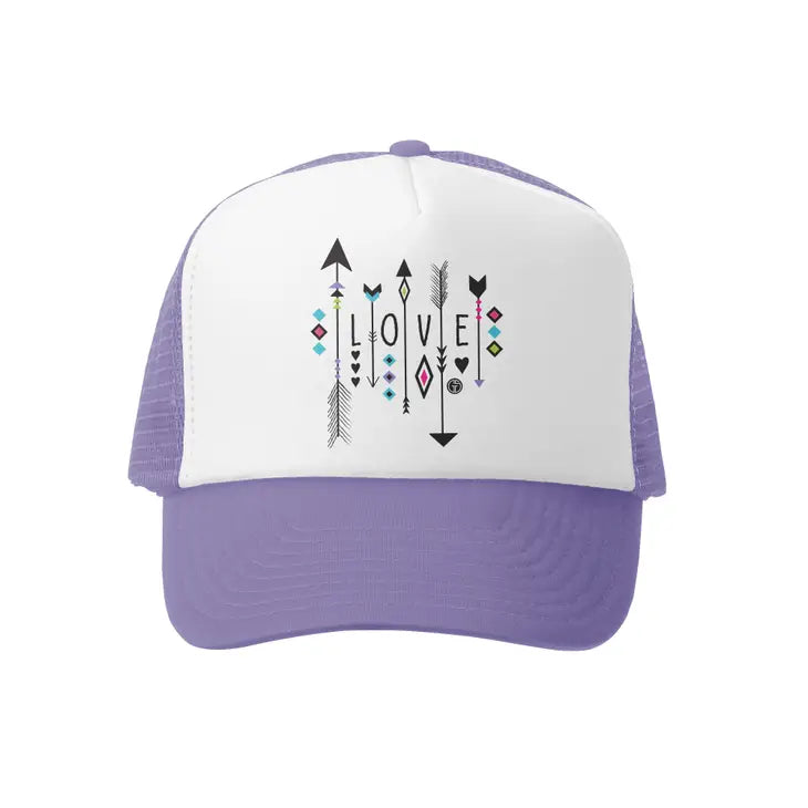 LOVE Trucker Hat - Lavender
