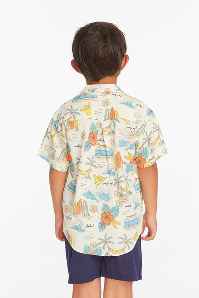 Surf's Up Button Down Tee