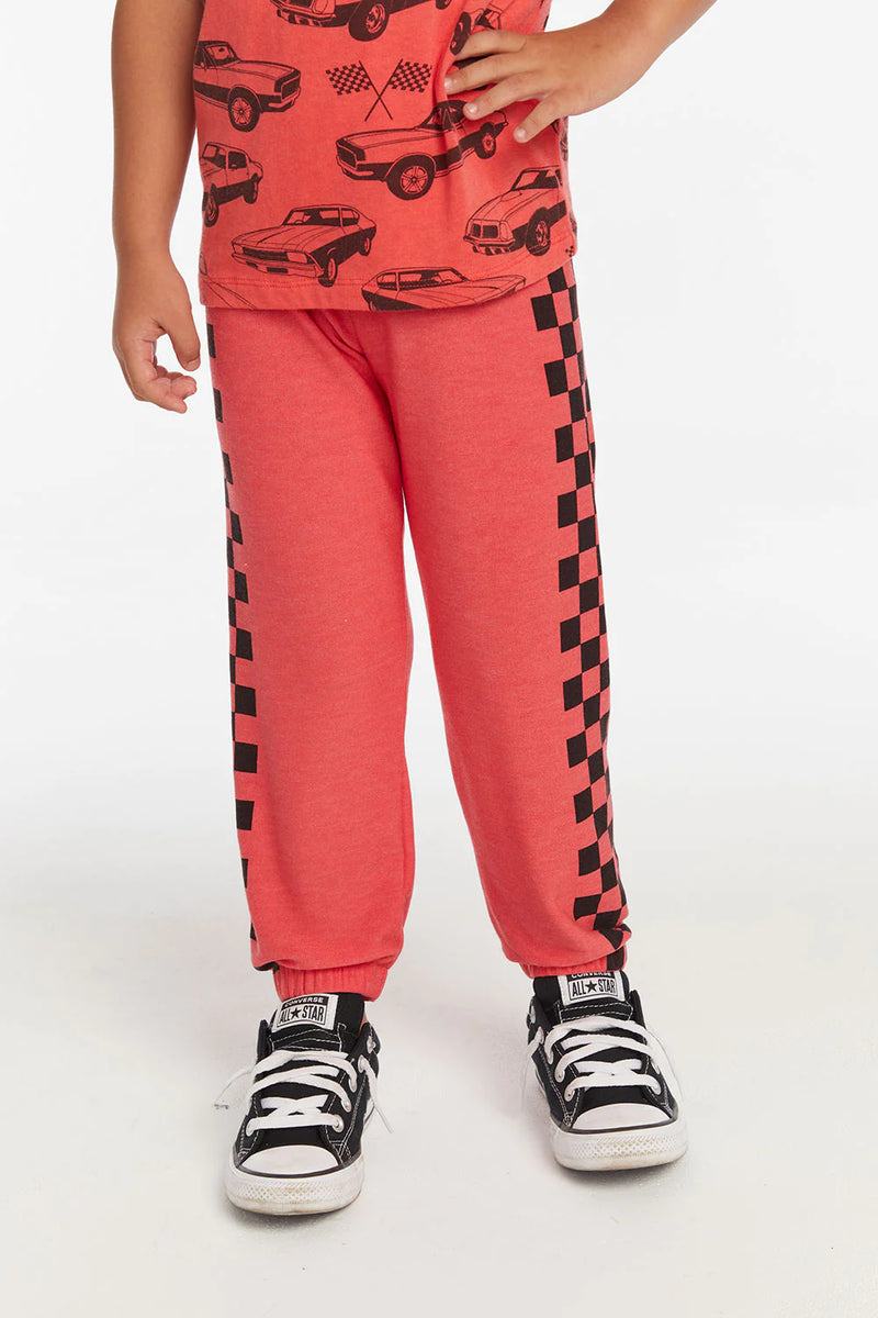 Red Racer Pant