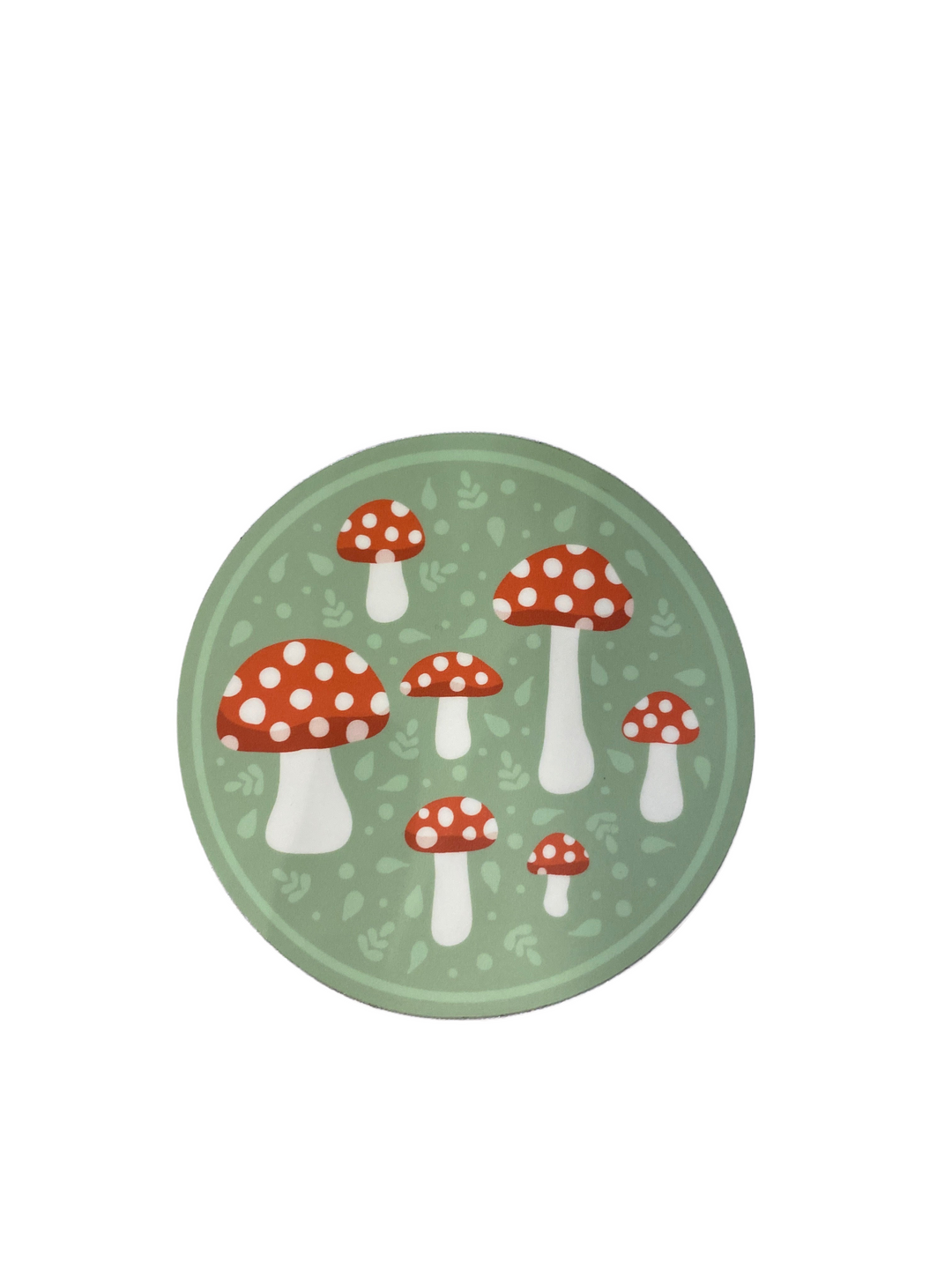 Mushroom Circle - Vinyl Sticker