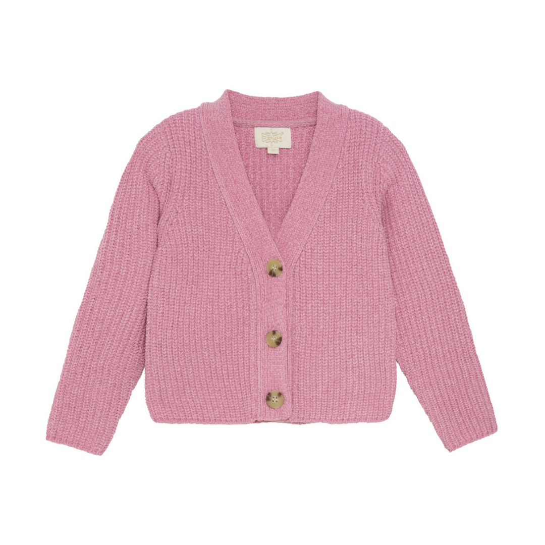 Pink Knitted Cardigan