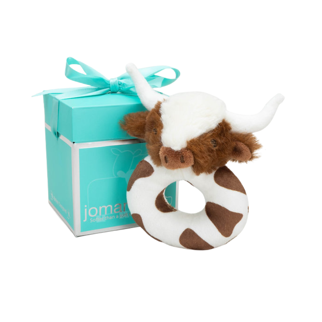 Texas Longhorn Plush Rattle