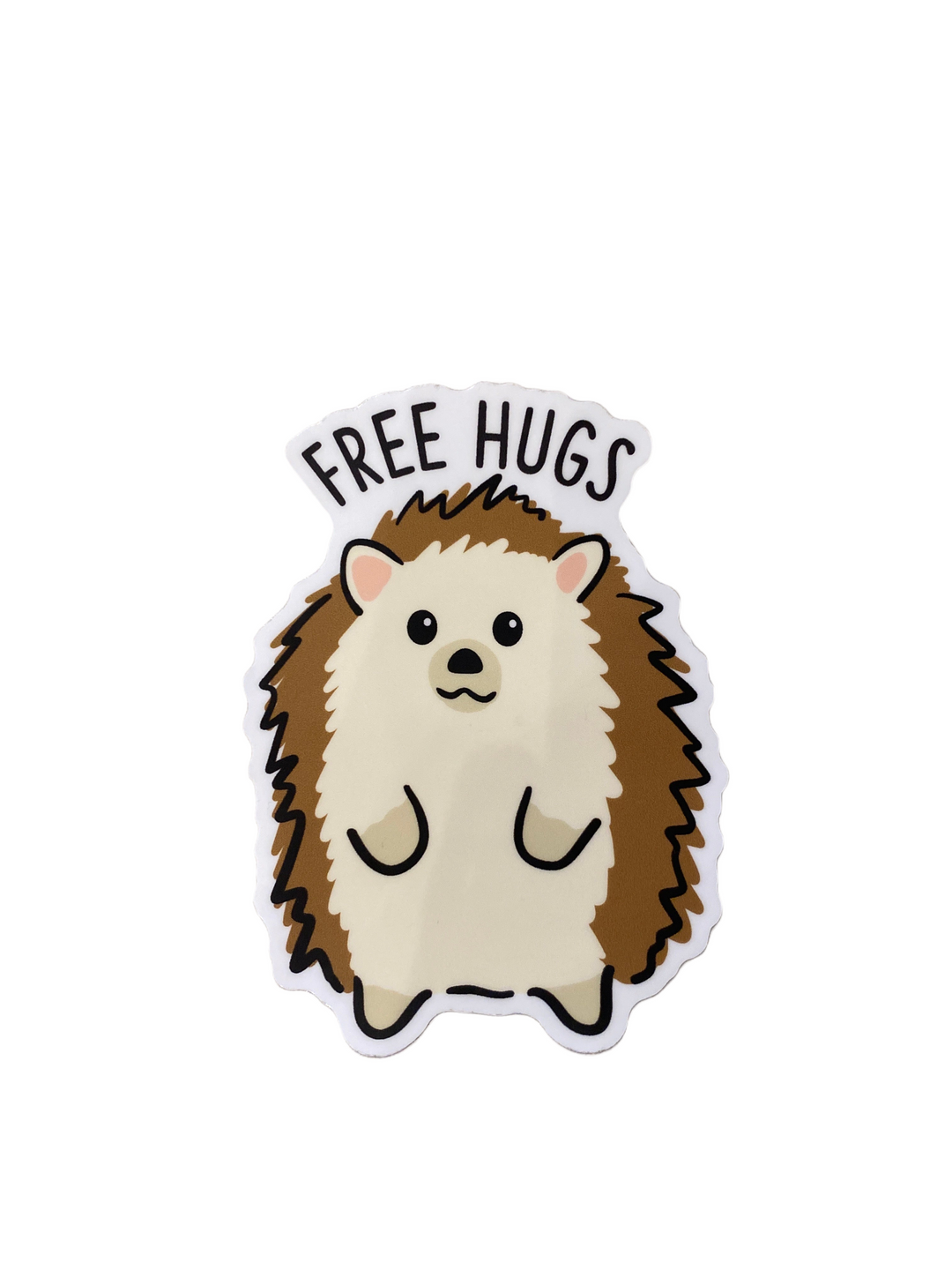Free Hugs Hedgehog - Vinyl Sticker