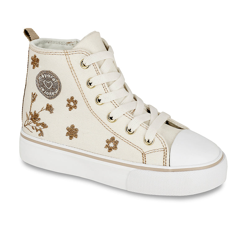 Embroidered High Top Sneaker