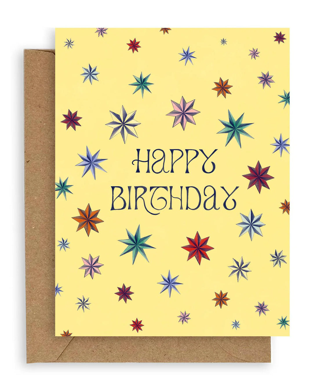 Star Gems Birthday Card