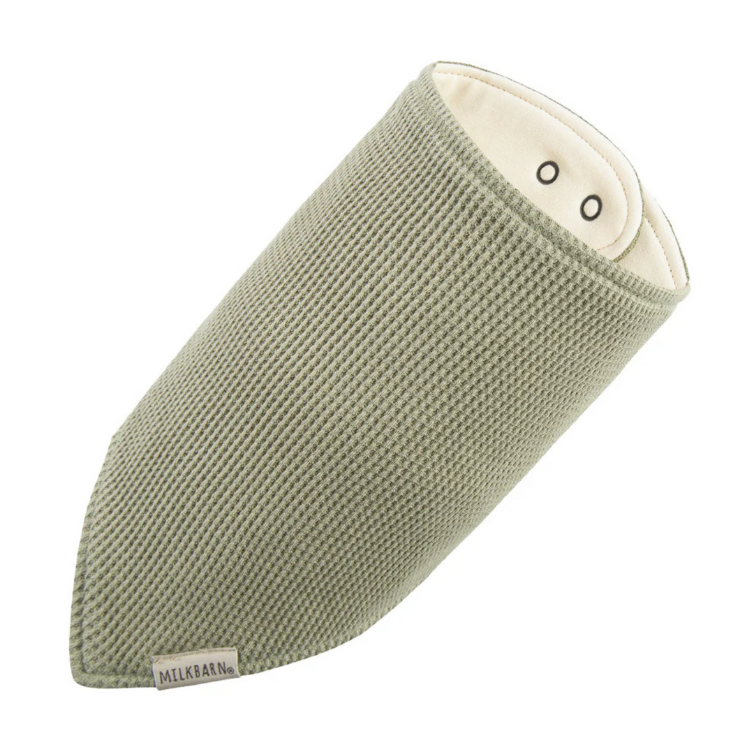 Waffle Kerchief Bib - Tea