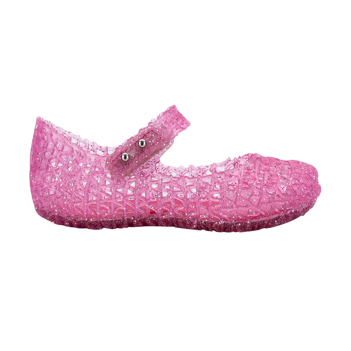 Campana Papel Flat - Pink Glitter