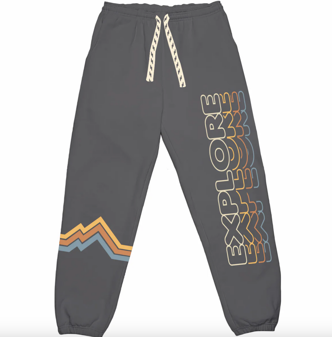 Black Explore Sweatpants