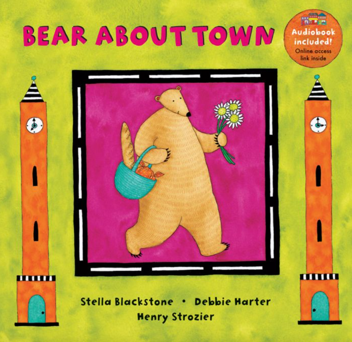Bear About Town - Board Book