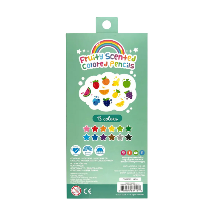 Yummy Yummy: Scented Colored Pencils
