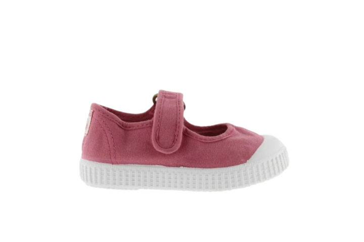 Velcro Mary-Janes - Frambuesa