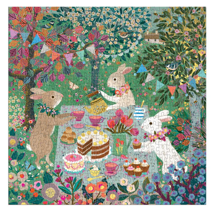 Spring Tea Party 500 Piece Foil Puzzle