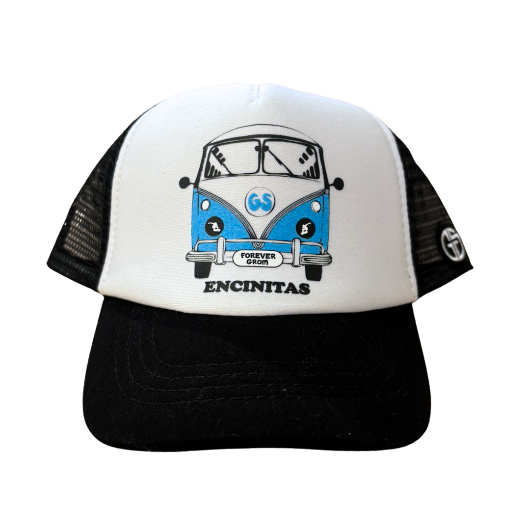 Encinitas VW Bus Custom Hat - Black