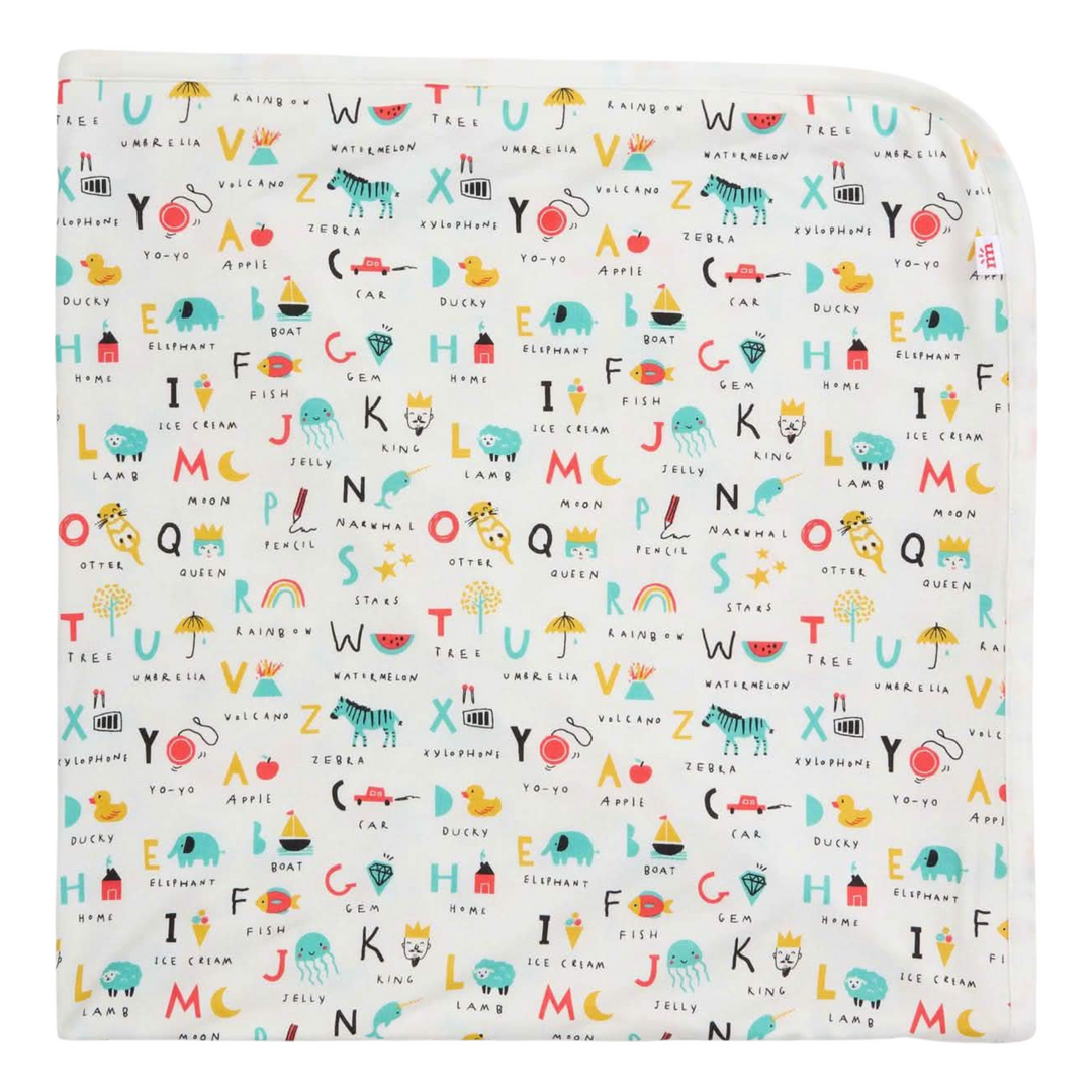 ABC Love Modal Swaddle Blanket