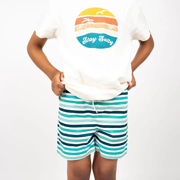 Sea Stripes Striped Swim Trunks