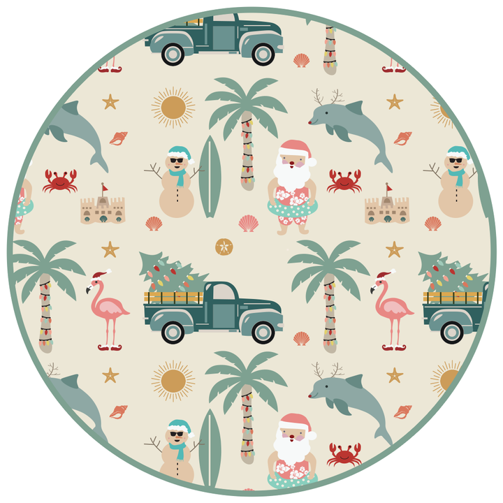 Coastal Christmas Bamboo Kids Pajamas