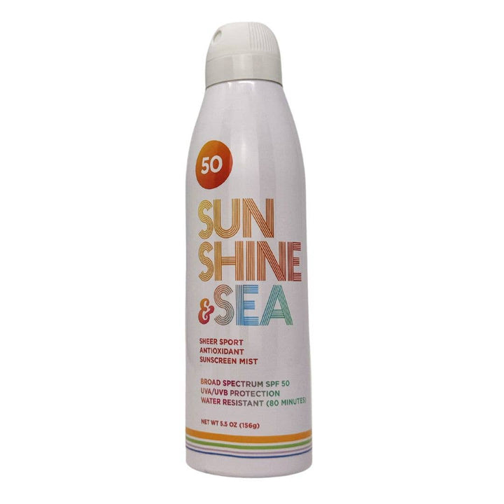 Sunshine & Sea SPF 50 -  Sparkle Free Sport Antioxidant Mist