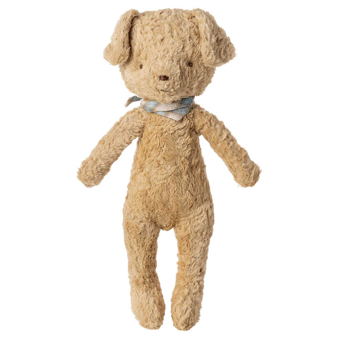 Dog, Vintage plush - Soft sand