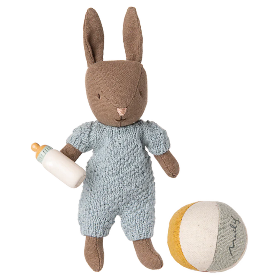 Rabbit set, Micro - Brown - Blue