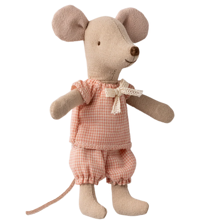 Little sister mouse in matchbox