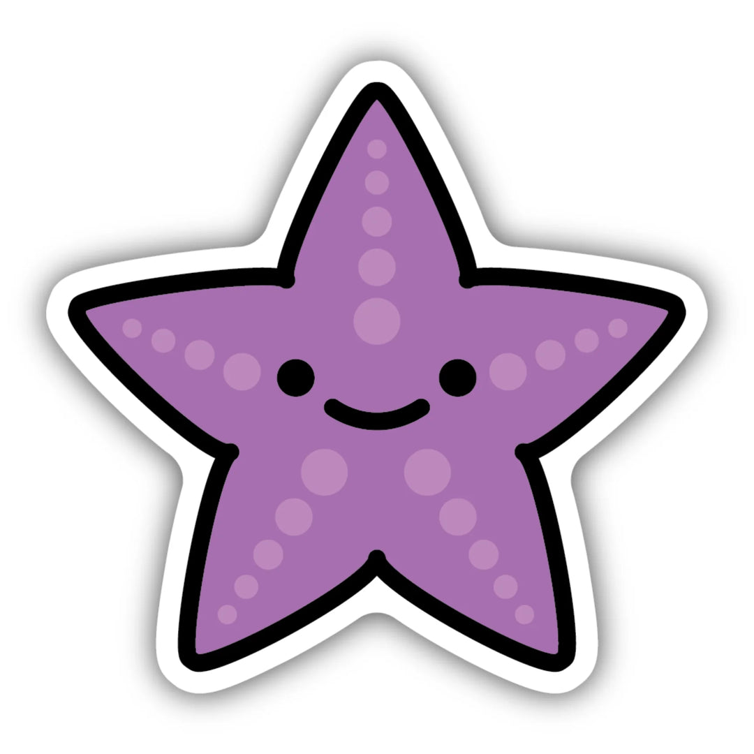 Smiling Starfish - Vinyl Sticker