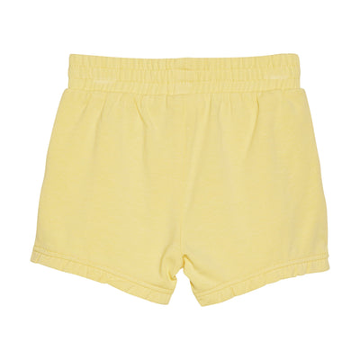 Ruffle Hem Baby Shorts - Yellow