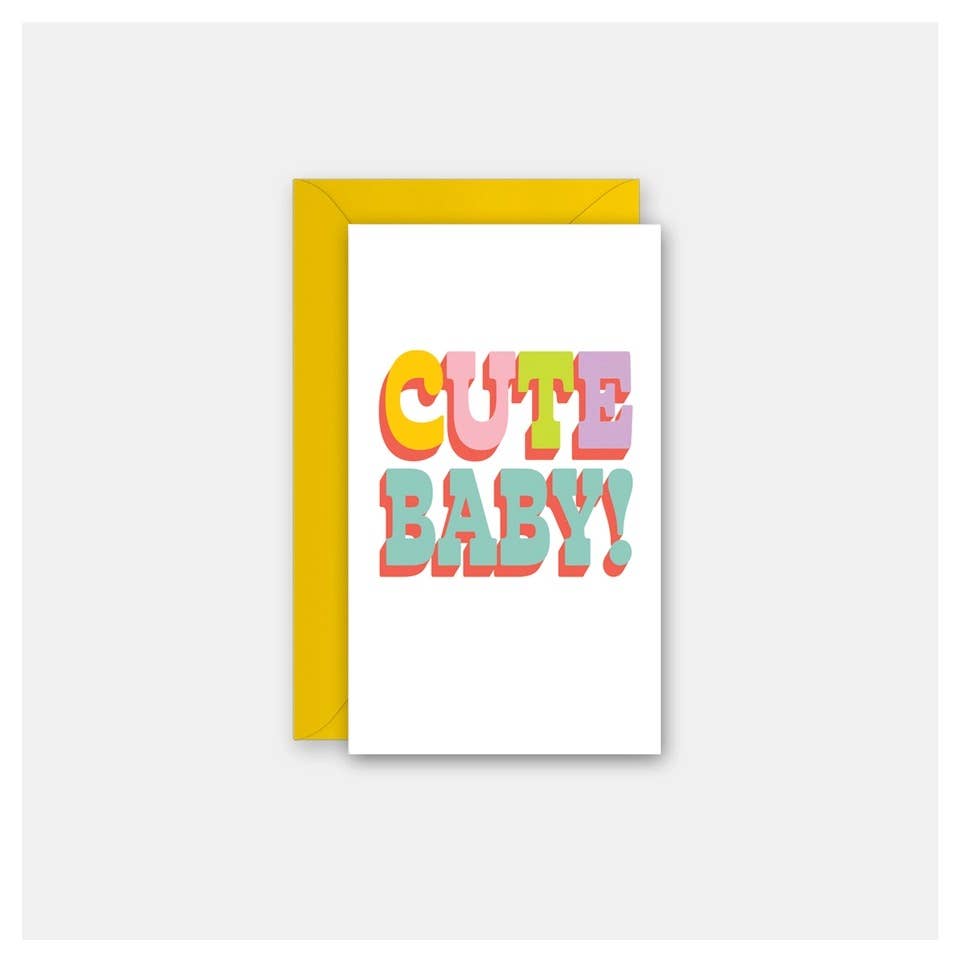 Cute Baby! Gift Enclosure Card