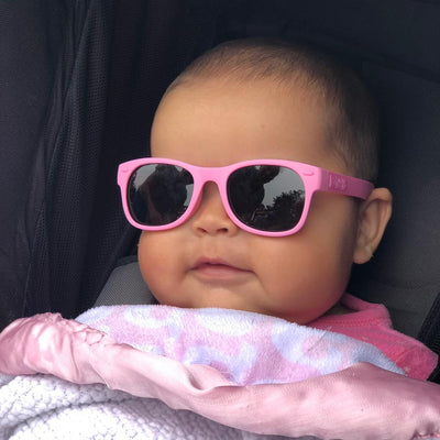Popple Light Pink Wayfarer Sunglasses