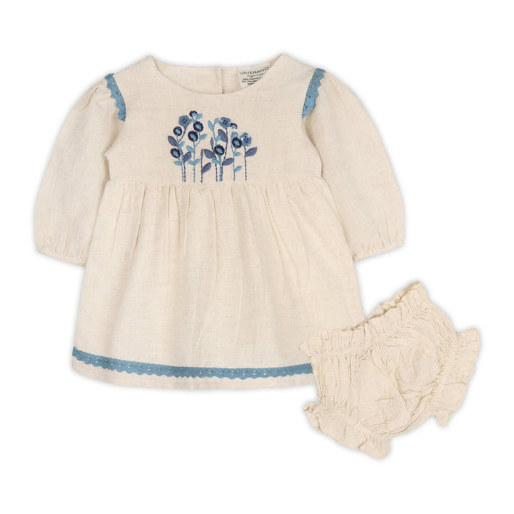 Matera Embroidered Dress & Bloomer