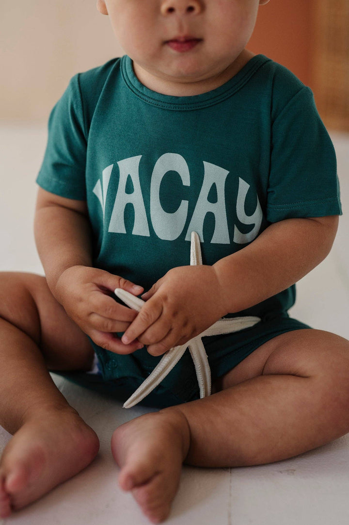 Tee Romper: VACAY