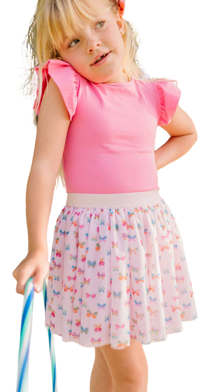 Tulle Skirt - Butterfly Rainbow