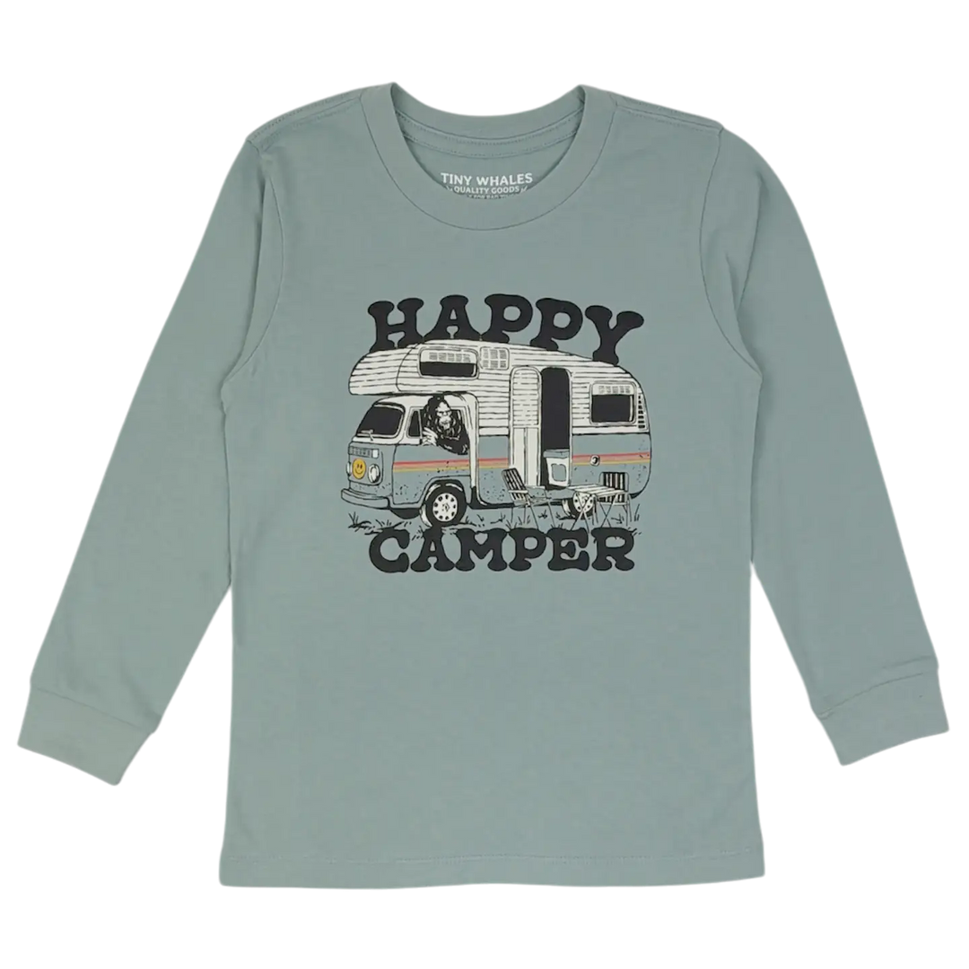 Long Sleeve Happy Camper Tee