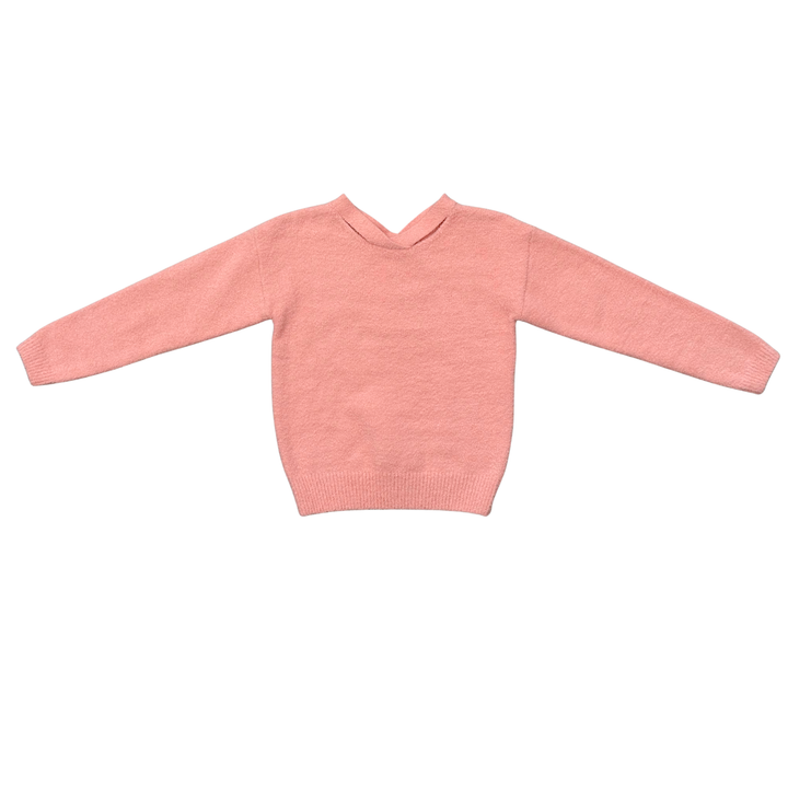 Fuzzy Knit Sweater - Petal Pink