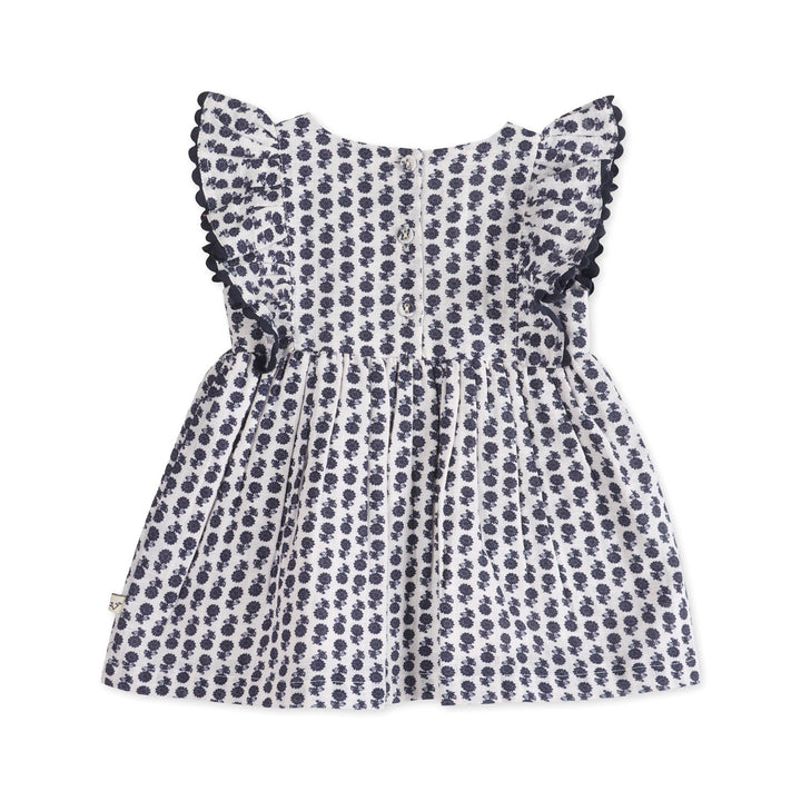 Jamie Blue Floral Dress + Bloomer