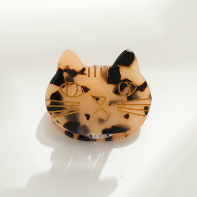 Small Cat Face Claw Clip