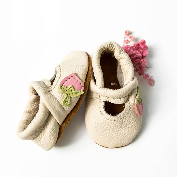 Pink Strawberries Mary Janes