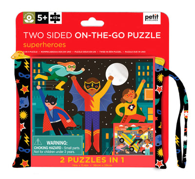 Superheroes Two Sided On-the-Go Puzzle
