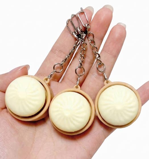 Dumpling LED Clicker Keyring