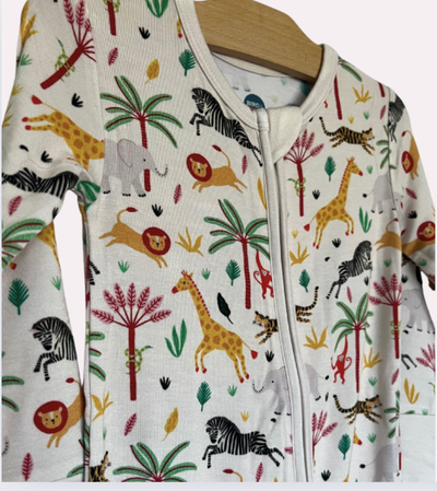 Baby Bamboo Pajamas - Safari