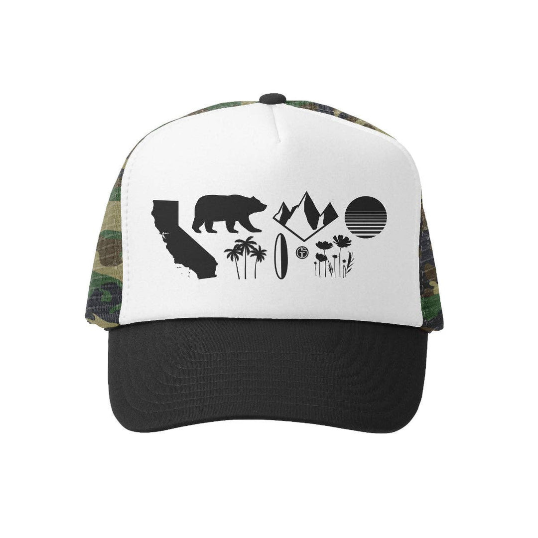 Trucker Hat - Cali Icons