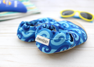 Blue Waves Baby Water Shoes